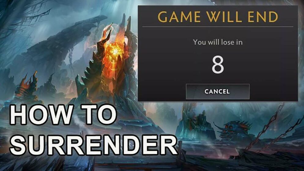 DOTA 2: How to Surrender?