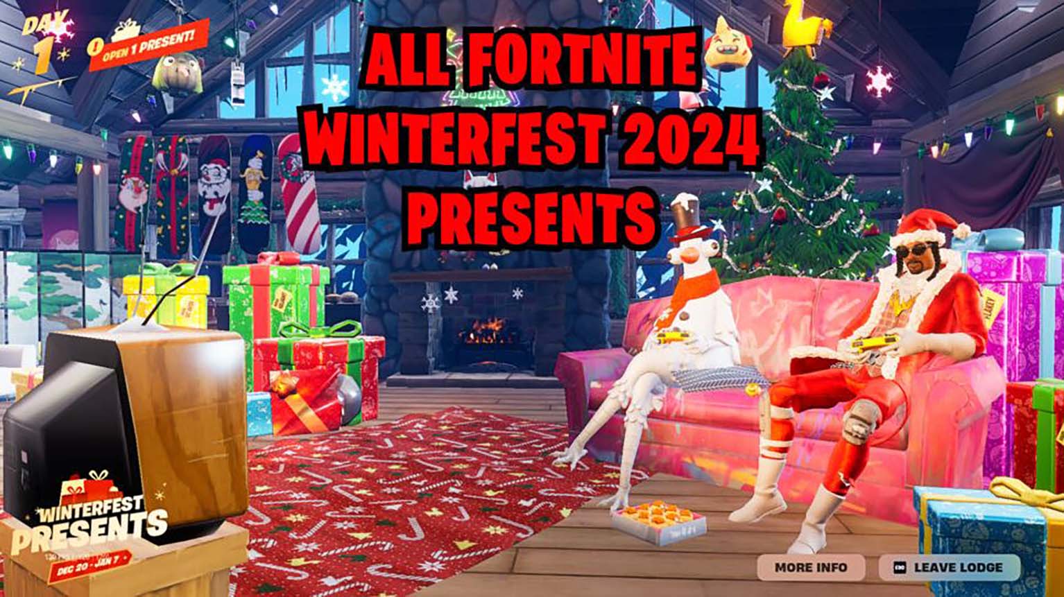 Fortnite Winterfest 2024 Presents